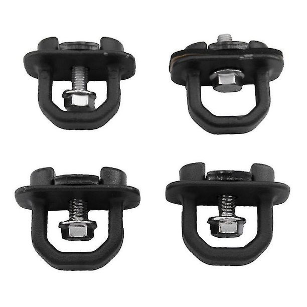Paquete de 4 accesorios para coche, gancho de amarre para cama de camión, anclaje de pared lateral, reemplazo para camioneta Gmc Chevy Us