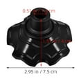 thumbnail image 2 of WASHWEPE 8Ud Protectores De Patas Negros Universal Para Sillas Con Antigrietas Y Uso, 2 of 8