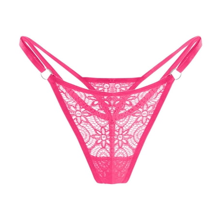 Upioiwer Underwear Yummie Underwear Women Sexy Lace Briefs Hollow Out Panties Crochet Lace Up Panty Thongs G String Lingerie Underwear Womens Underwear Womens Briefs Lace Womens Underwear Underwear