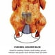 thumbnail image 5 of 2 unids de acero inoxidable plegable Pollo a la parrilla Pollo a la parrilla Rack de pollo (plata), 5 of 6