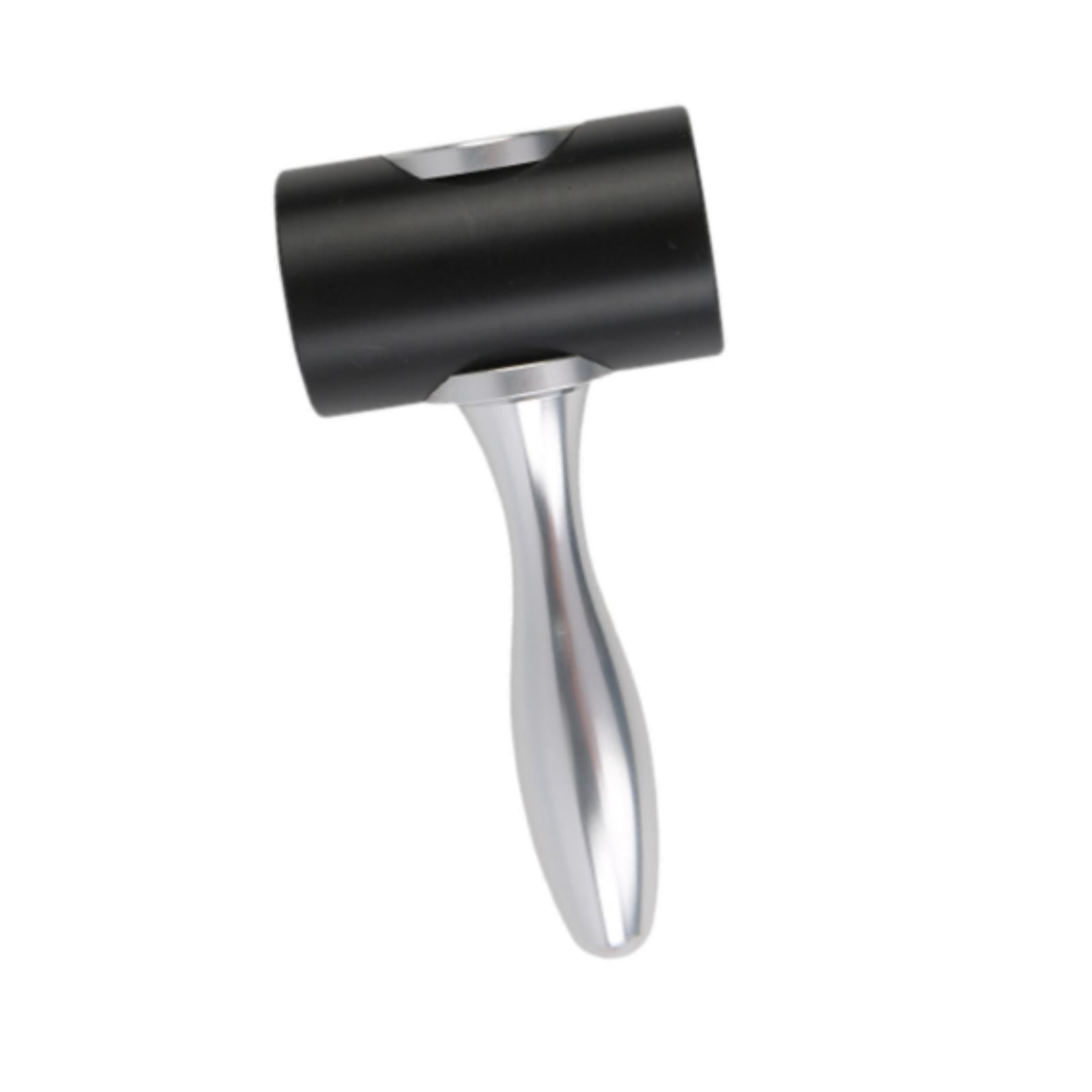 Sharprepublic Leather Carving Hammer Leathercraft Hole Punching Tool Comfortable Handle Sturdy Black