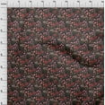 thumbnail image 4 of oneOone Silk Tabby Red Fabric Floral Sewing Craft Projects Fabric Prints By Yard 42 Inch Wide, 4 of 4