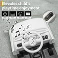 thumbnail image 6 of Accreate 6V Electric Ride on Car, Licensed Volkswagen Ride on Bus for Kids with Led Light, Horn and Music, 6 of 7