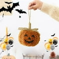 thumbnail image 4 of Halloween Felt Pumpkins Ornaments 3D Evil Pumpkin Hanging Ornaments 3.35inch Fabric Pumpkins Tree Crafts for Fall Thanksgiving Home Farmhouse Harvest Party Decor (1 PCS), 4 of 4