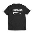thumbnail image 2 of 'Nike Parody' I Just Can't T-Shirt, 2 of 10