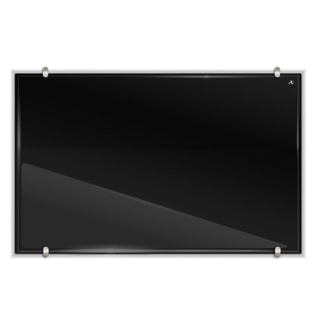 PIZARRON DE CRISTAL ALFRA CRISCOLOR NEGRO 90X120