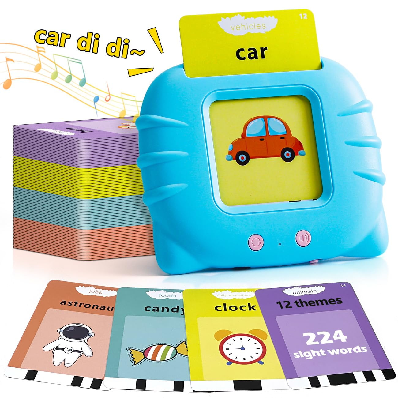 Mabozo Talking Flash Cards Toddlers Toys for 16 Years Old Boys Girls