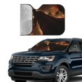 thumbnail image 4 of Batman Windshield Sun Shade Foldable Car Front Window Sunshade For Car Suv Trucks Vans - Best Heat Shield Blocker Visor Cover Blocks Uv Rays And Keeps Your Vehicle Cool-Medium, 4 of 5