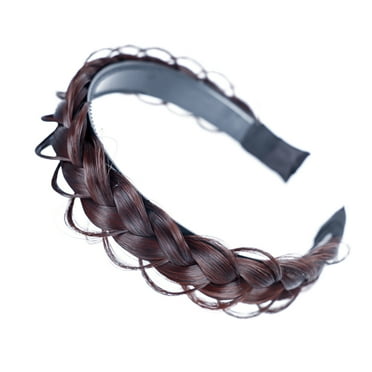 GAXIRE Headband Dark Brown 1Set 11.8X1.5X0.39In