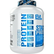 Evlution Nutrition Stacked Protein Protein Powder with 25 Grams of Protein, 6 Grams of BCAAs and 5 Grams of Glutamine (Double Rich Chocolate, 5 LB)