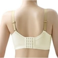 thumbnail image 4 of Women's Plus Size Wireless Bra, Adjustable Breathable Lace Thin Cup Seamless Full Coverage Comfort Support for Everyday Wear, 4 of 6