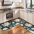 thumbnail image 3 of Kitchen Rugs Sets Of 2,Pioneer Flower Floral Print Pattern Anti Fatigue Kitchen Mat Rugs Non Slip Washable,Decorative Kitchen Floor Mats for Kitchen,Sink,Laundry,17"x47"+17"x47", 3 of 5