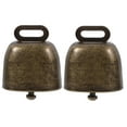 thumbnail image 6 of Beaupretty 2Pcs re Calling Bells with Handle Sturdy Iron Cowbells for Weddings Markets and Sporting Cheers, 6 of 8