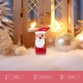 thumbnail image 3 of Christmas Decoration Mini Santa Clause Craft Desktop Craft Dollhouse Miniature Landscape Decor, 3 of 6