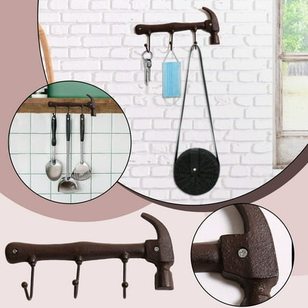 

WNG Hook Antique Ornaments American Hammer Iron Wrought Bar Retro Decoration Home Tools & Home Improvement