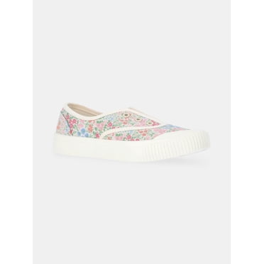 Wonder Nation Girls Casual Plimsole Sneakers