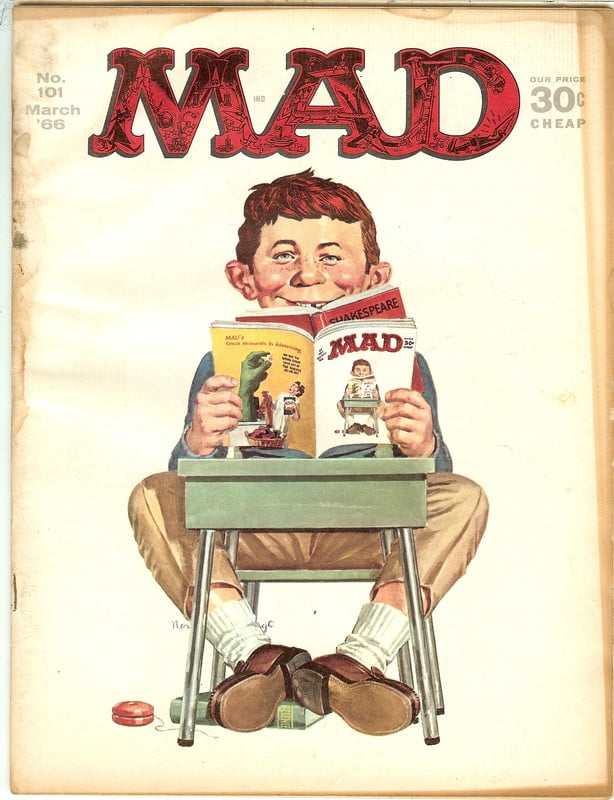 MAD Magazine #101 March 1966 (POOR Condition)