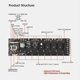 thumbnail image 3 of La placa base ETH-B75 V1.0Y admite tarjetas Fast Ethernet de 16 ranuras y 8 PCIE con velocidad X1 GEN1.1 y 6 puertos de alimentación en color negro, 3 of 5