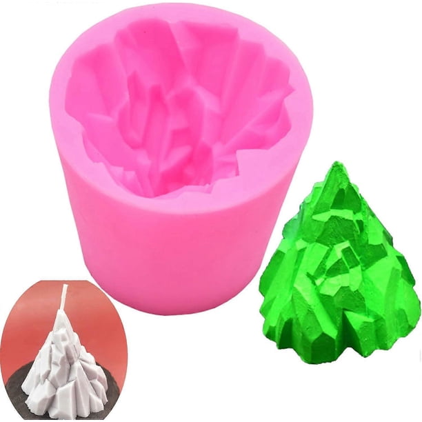 3D Crystal Gem Silicone Fondant Mold for DIY Candle, Artificial Gems, Polymer Clay, Cake Fondant Mold