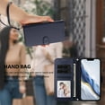 thumbnail image 4 of ELEHOLD For iPhone 17 Pro Max Flip PU Leather Wallet Case with Credit Card Slot RFID Blocking Kickstand Shock-Absorbent TPU Magnetic Protective Cover With Lanyard , Blue, 4 of 11