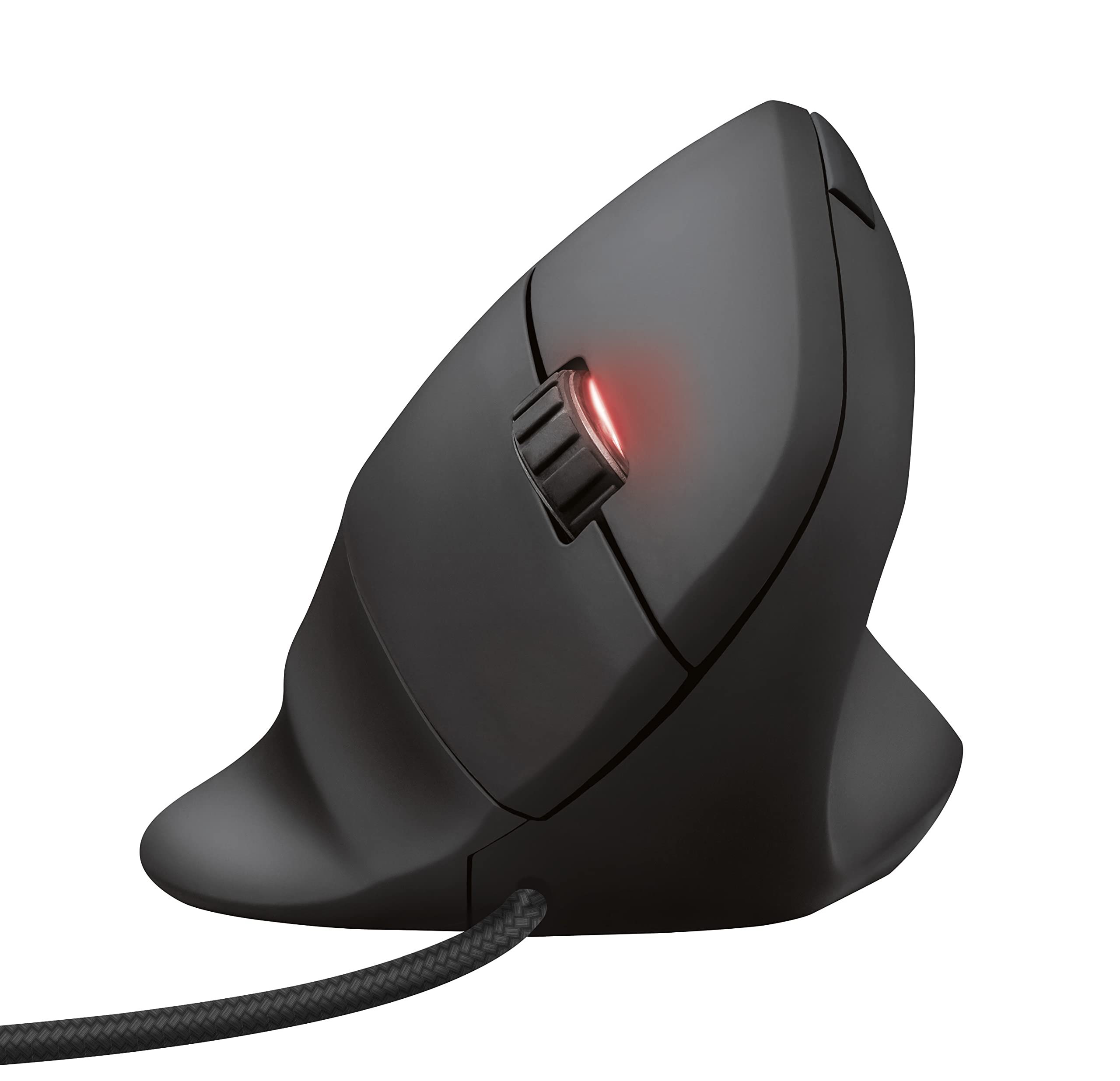 Trust Gaming GXT 144 Rexx Vertical Ergonomic Gaming Mouse, 250-10,000 DPI, 6 Buttons, Black
