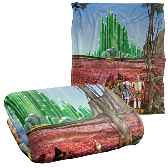The Wizard of Oz Emerald City Silky Touch Super Soft Throw Blanket 50' x 60'