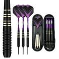 thumbnail image 3 of BESTSKY 3Pcs Darts Soft Tip Darts with Lightweight Aluminum Shafts,Smooth Darts Metal Tip Set for Easy Throwing,Purple, 3 of 4