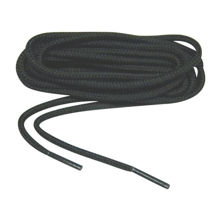 

2 Pair Pack Heavy Duty 4mm 1/8 inch Round Thick Boot Shoelaces Bootlaces
