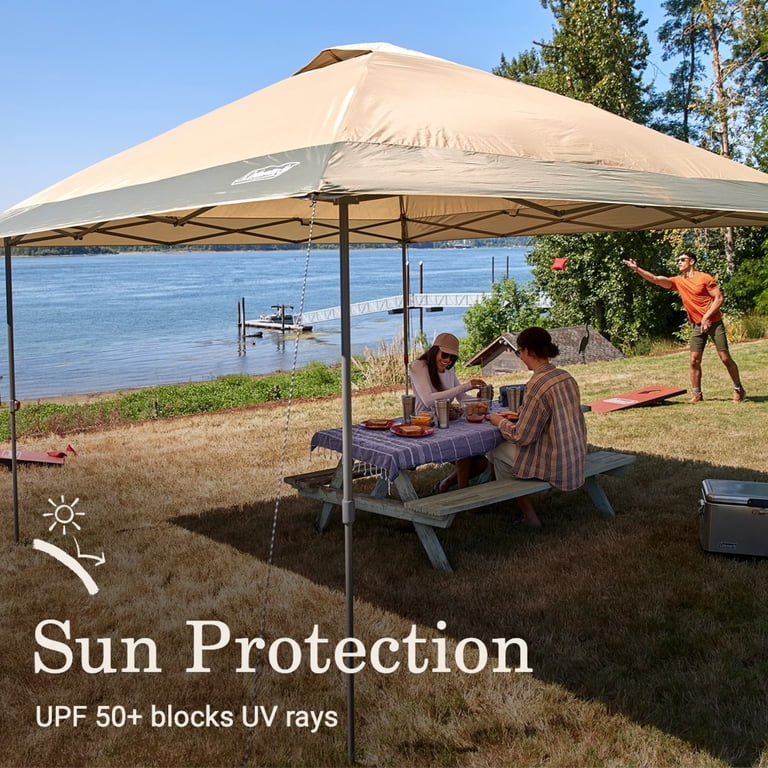 Coleman, Canopy, 13 x 13 ft, Vented Roof UPF 50+ Shade - Walmart.com