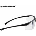 thumbnail image 4 of Grinderpunch Full Lens Magnification Safety Glasses Readers Impact Resistant Diopter Magnifying Reading Glasses - Clear, 2.00, 4 of 5