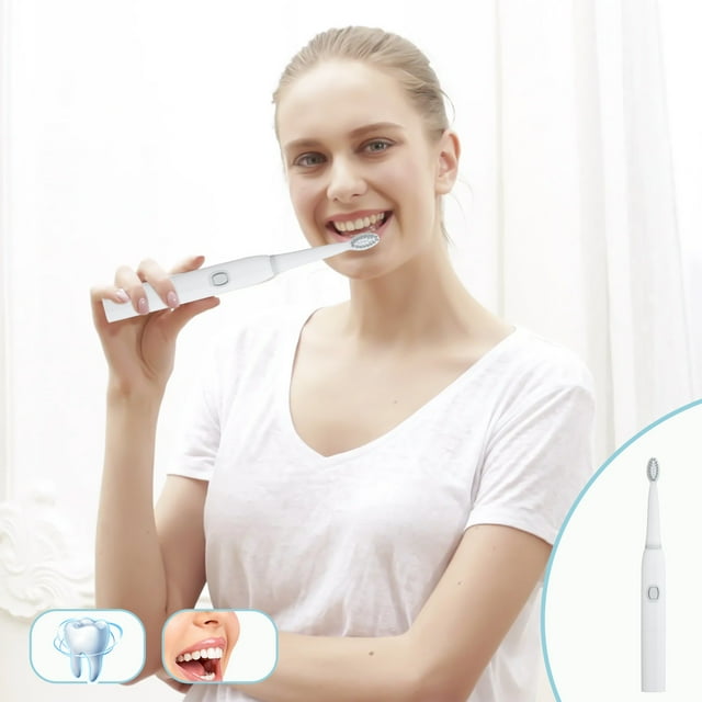 Danhjin Electric Toothbrush Electric Toothbrush,, Low Noise, Portable, Smart Timer Electric Toothbrush IPX7 Water Electric Toothbrush Vibration