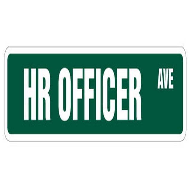 SignMission SS-624-HR Panneau de Rue Officier 24 Po. - Département des Ressources Humaines Service de l'Emploi