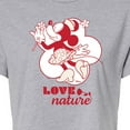thumbnail image 3 of Disney - Love Nature Minnie Mouse - Juniors Cropped Cotton Blend T-Shirt, 3 of 5
