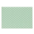 thumbnail image 1 of Polka Dot Cutting Board, Classic Old Fashioned Repeated Circles Round Forms Retro Illustration, Decorative Tempered Glass Cutting and Serving Board, Large Size, Mint Green and White, by Ambesonne, 1 of 1