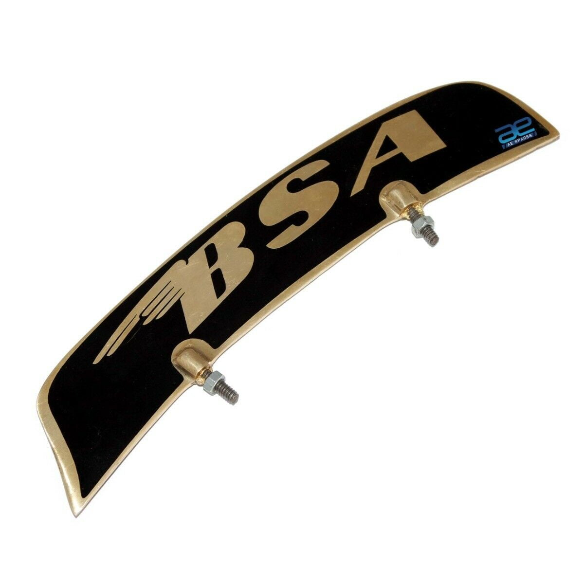 BSA All Model Motorcycles Front Mudguard Number Plate Brass