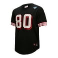 thumbnail image 2 of Men's Mitchell & Ness Jerry Rice Black San Francisco 49ers Retired Player Name & Number Mesh Top, 2 of 5