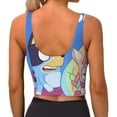 thumbnail image 3 of Lsque Bluey Printed Women'S Sports Bra, Compression, Moisture Wicking, High-Impact Sports Bra For Women,Supportive sports bra-X-Large, 3 of 9