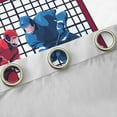 thumbnail image 4 of Homewish Teens Boys Sport Ice Hockey Blackout Curtains Set of 2 (52x84 Each),Ball Game Window Curtains,Blue Red Curtains and Drapes,Breathable Home Decor, 4 of 6
