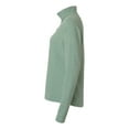 thumbnail image 3 of North End NE725W Women's Spirit Textured Quarter-Zip Pullover-SAGE GREEN HEATHER-L, 3 of 6