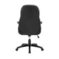 thumbnail image 5 of Armen Living Bender 17-21 "Fausse Chaise de Jeu de Course en Cuir en Noir / Rouge, 5 of 5