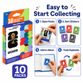 thumbnail image 5 of 2026 Soccer Sticker Pack Collection Box, 10 Packs Football Fan Stickers, Sports Sticker Trading Set For Kids Teens Collectors And Album Hobby Gift D-10PCS Stickers, 5 of 7