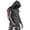 Black, variant on Purcolt Men's Short Sleeve Hoodie Workout Gym Athletic Active Hooded T Shirts Lightweight Solid Tops Pullover Sweatshirt with Pocket