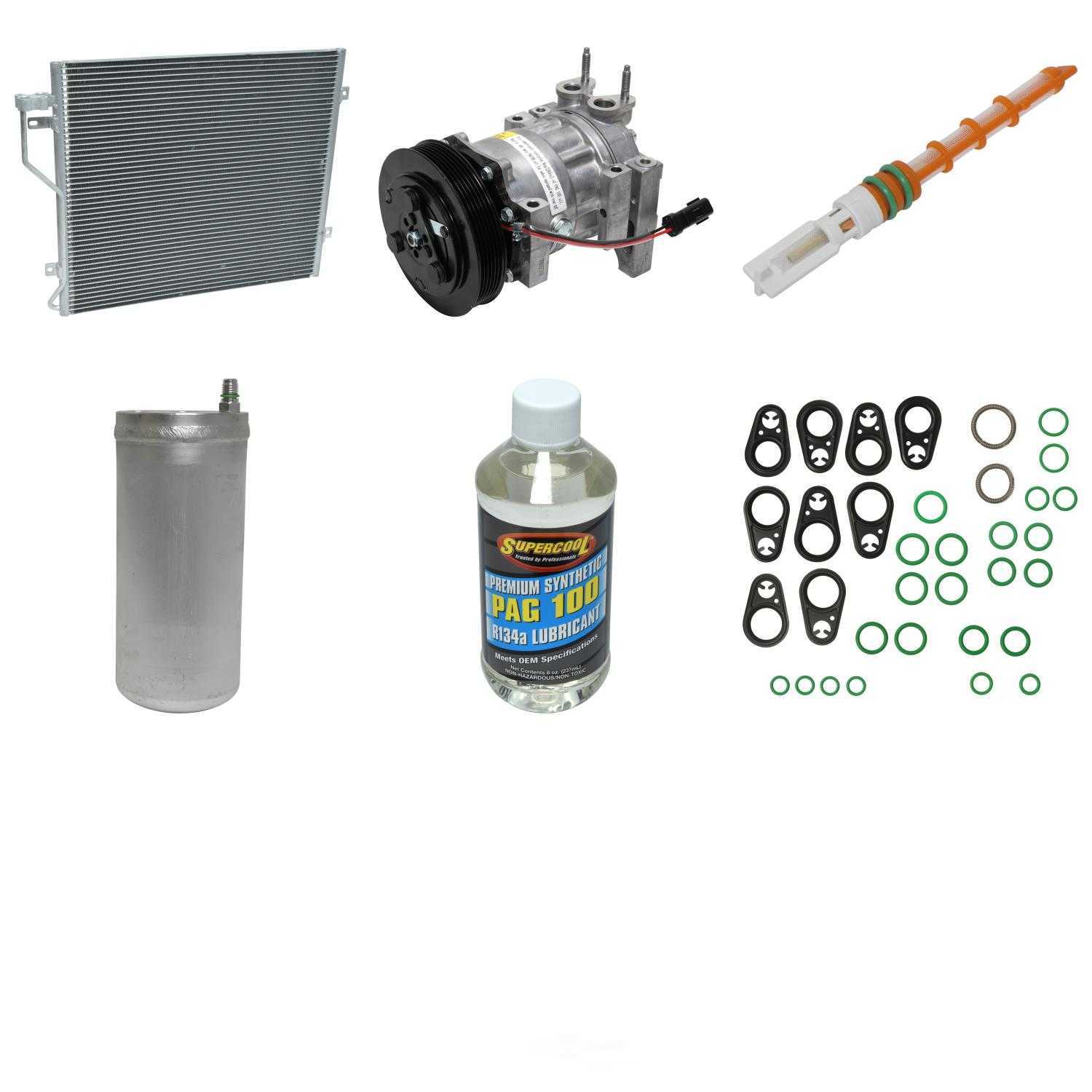 A/C Compressor and Component Kit -- Compressor-Condenser Replacement Kit Fits select: 2003 JEEP LIBERTY SPORT/FREEDOM, 2004-2005 JEEP LIBERTY SPORT
