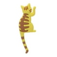 thumbnail image 1 of Justharion Aimants Queue de Chat Courbés Durables et Résistants Accessoires de Réfrigérateur Durables et Fiables Polyvalents Jaune, 1 of 6