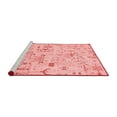 thumbnail image 2 of Ahgly Company Machine Washable Indoor Rectangle Abstract Red Modern Area Rugs, 7' x 9', 2 of 4
