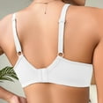 thumbnail image 6 of CFLVAEK Plus Size Bras for Women Wireless Push Up Everyday Bra Seamless Beauty Back Bralettes Stretch Adjustable Straps Bras for Large Bust White 70C, 6 of 10