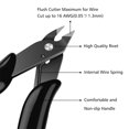 thumbnail image 4 of 2Pcs Mini Nose Cutting Plier Electrical Wire Cable Cutter Metal Side Snips Flush Pliers Convenient Durable Tool, 4 of 5