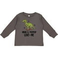 thumbnail image 3 of Inktastic Mimi and Poppop Love Me Dinosaur Boys Long Sleeve Toddler T-Shirt, 3 of 5