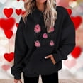 thumbnail image 2 of Enjoytime Sweatshirt for Women Oversized Long Sleeve Printed Pullover Shirts Loose Fitting Fashion Clothing Sweatshirts Womens Casual Tops, 2 of 5