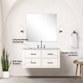 thumbnail image 4 of White Bathroom Vanity 36"x22", Cultured Marble Countertop, Faucet And Mirror Assembled 36" W X 22" D Bath , &, 4 of 5